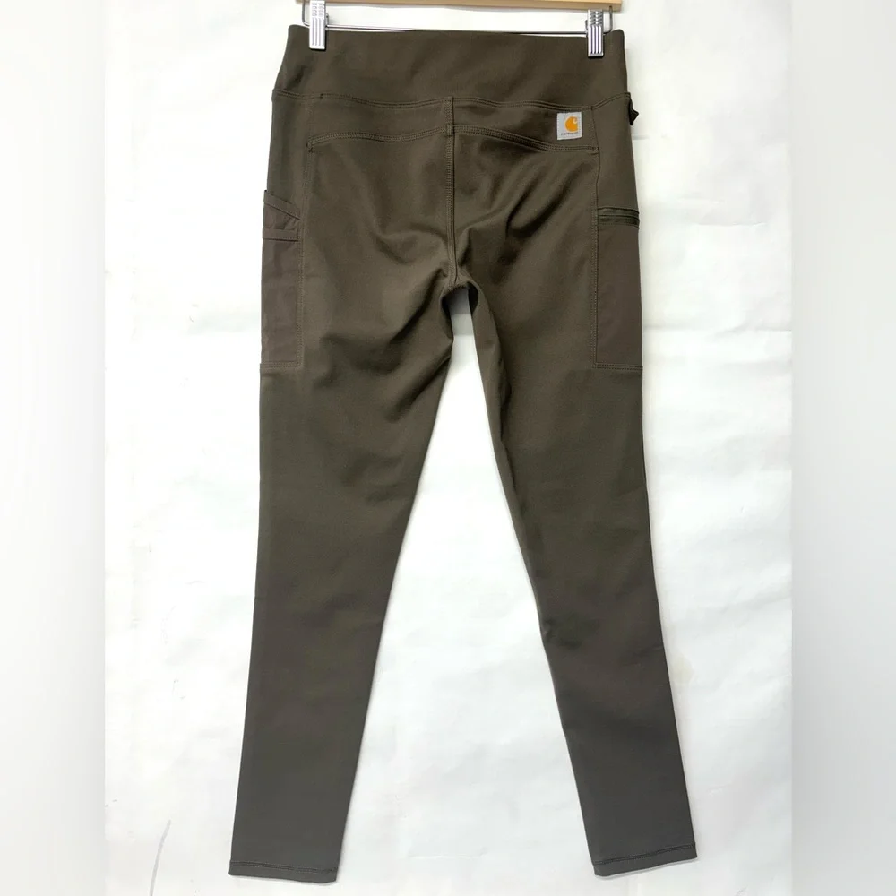 Carhartt Force Fitted Light Weight Utility Legging Tarmac Olive Green Small 4-6